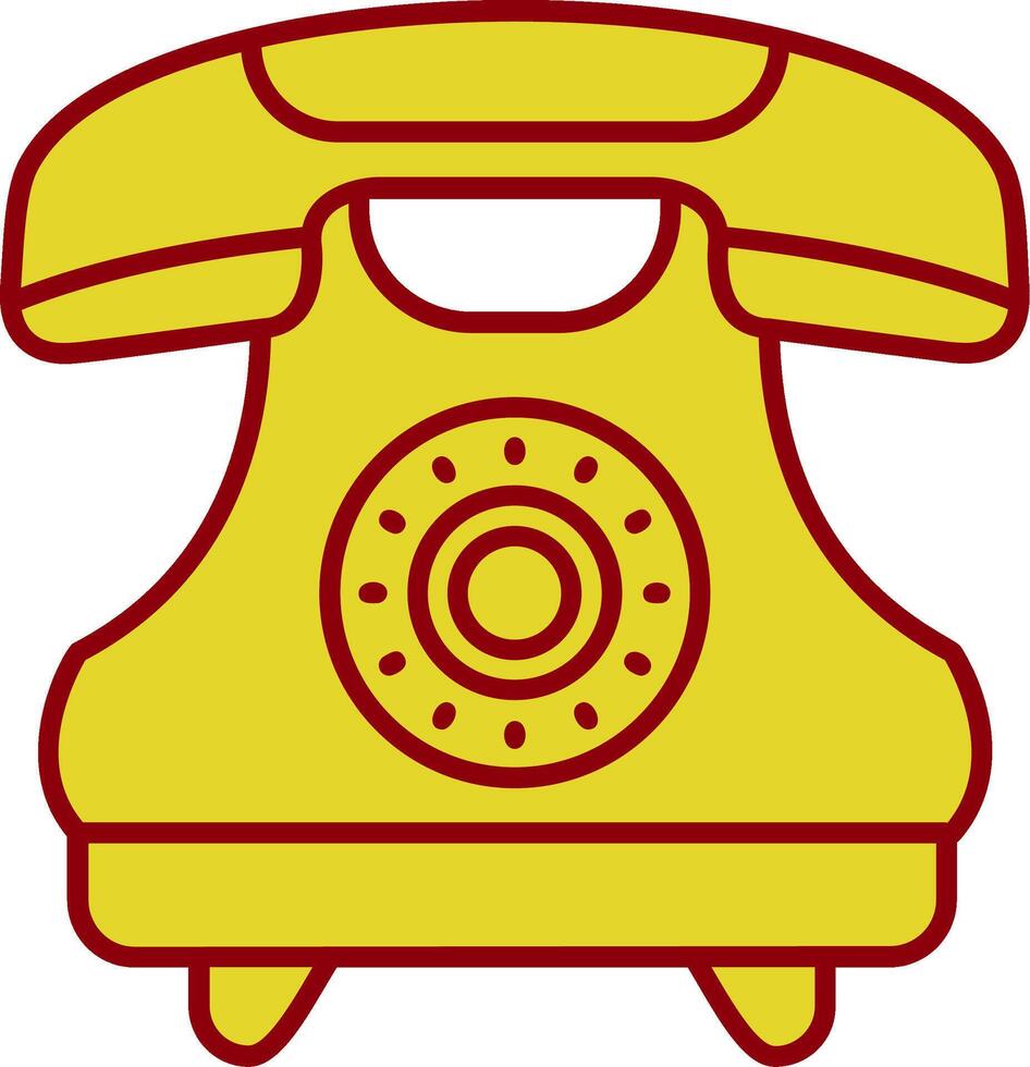 telefoon wijnoogst icoon vector