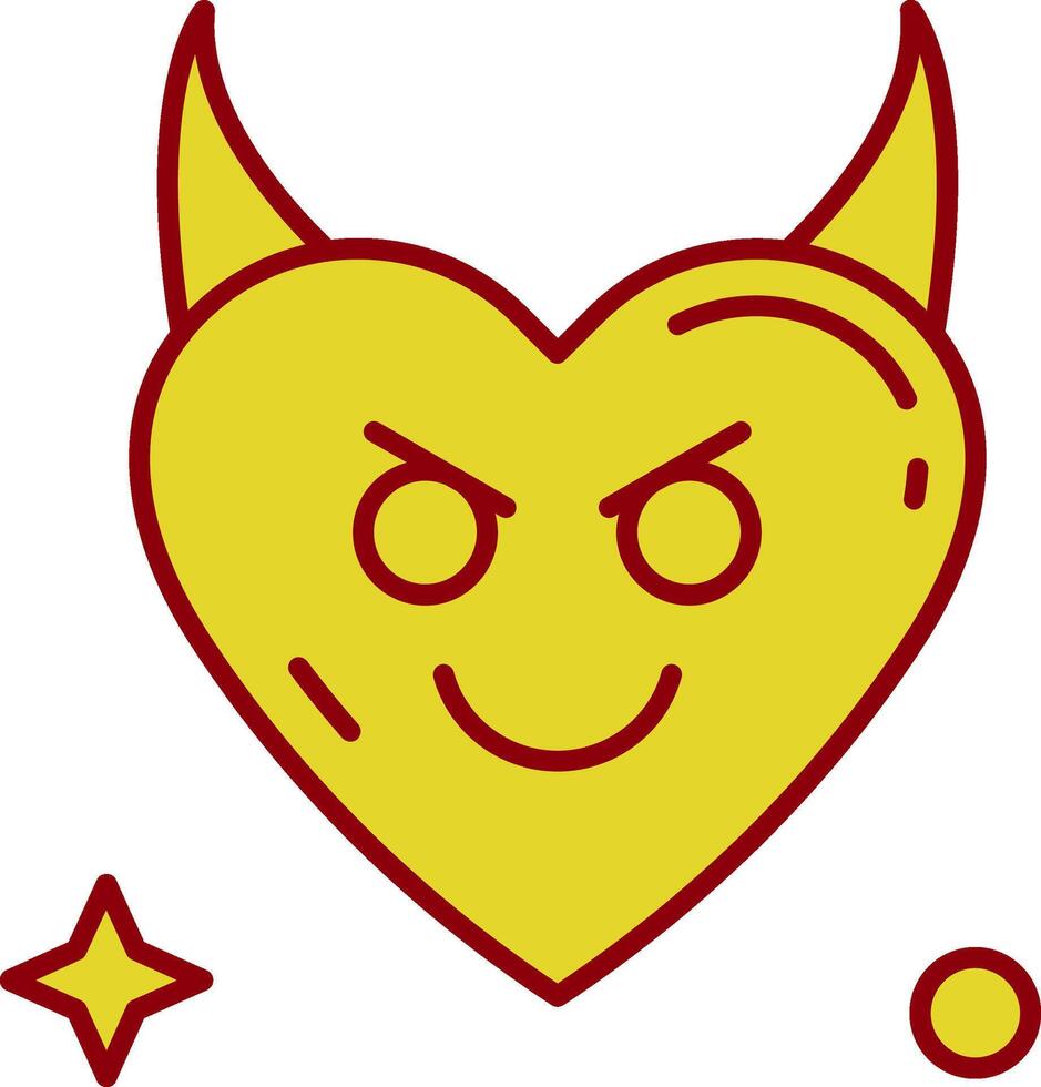 demon wijnoogst icoon vector