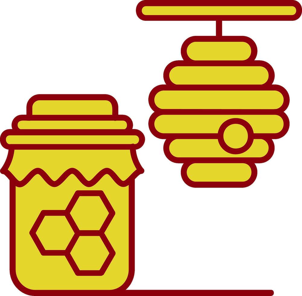 honing wijnoogst icoon vector