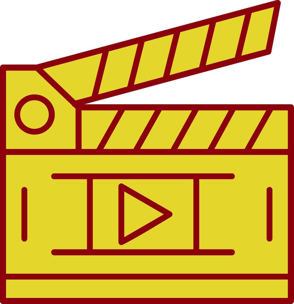 film wijnoogst icoon vector