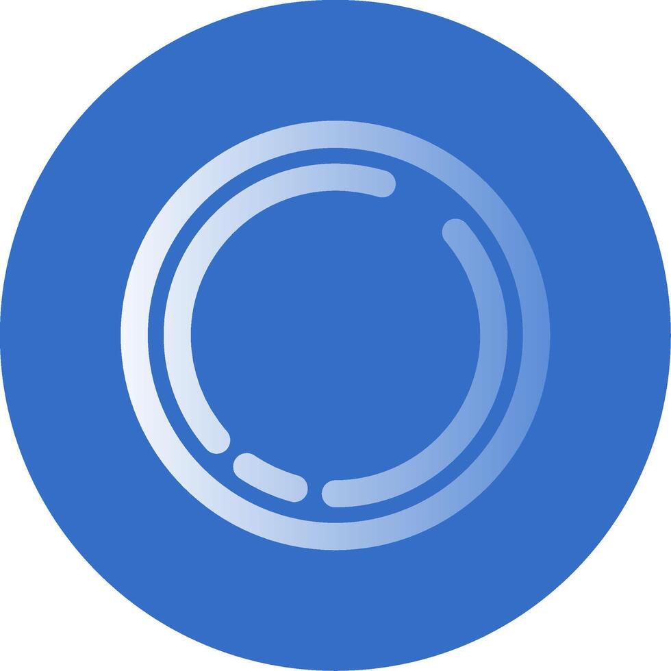 cirkel helling lijn cirkel icoon vector