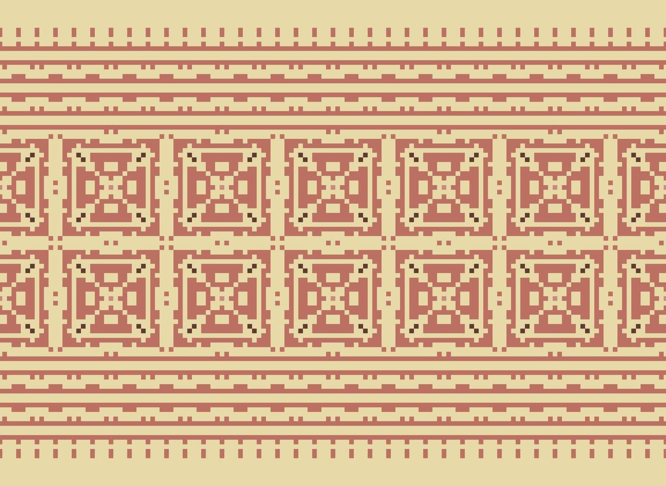 jaargangen kruis steek traditioneel etnisch patroon paisley bloem ikat achtergrond abstract aztec Afrikaanse Indonesisch Indisch naadloos patroon voor kleding stof afdrukken kleding jurk tapijt gordijnen en sarong vector