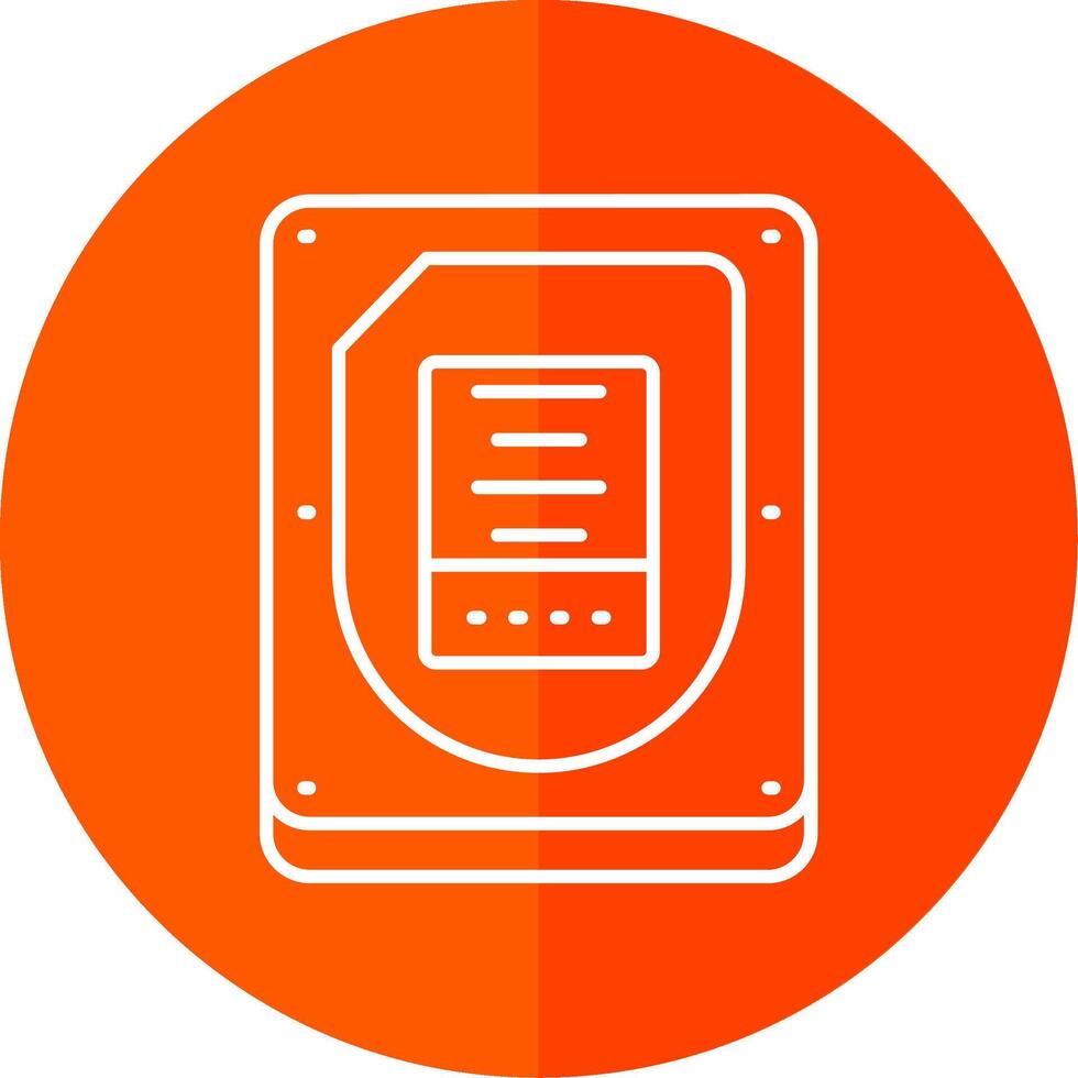 schijf lijn rood cirkel icoon vector