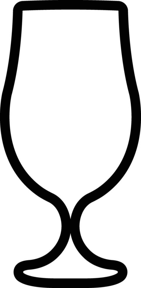 bier icoon in lijn. geïsoleerd Aan roosteren proost bier grafiek, bewerkbare glas van bier gebruik in bar, kroeg symbool, logo verschillend stijl vector voor apps en website