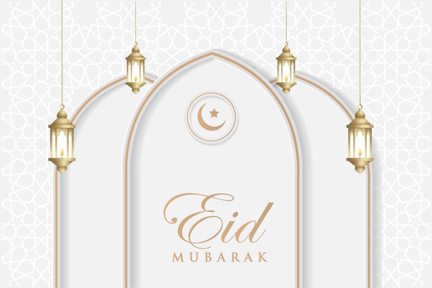 vector elegant luxueus Ramadan, eid al fitr, Islamitisch achtergrond decoratief groet kaart