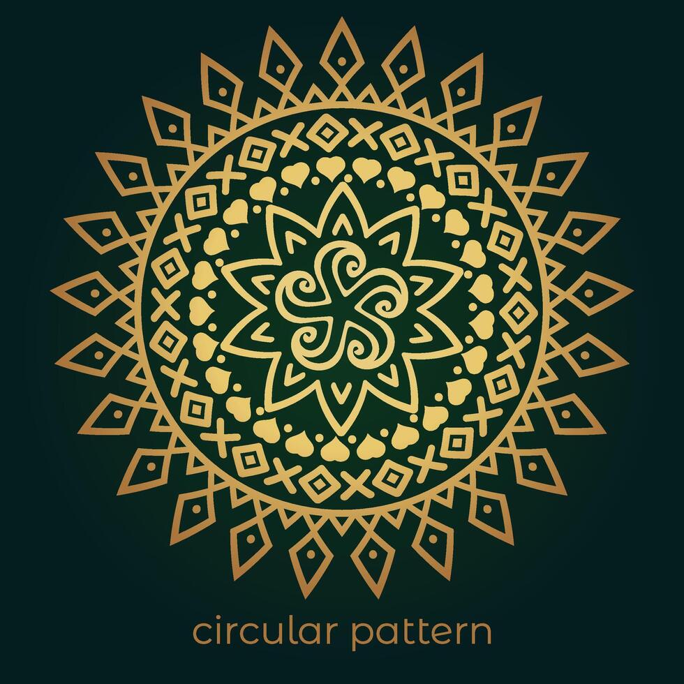 mandala achtergrond met een circulaire ontwerp vector