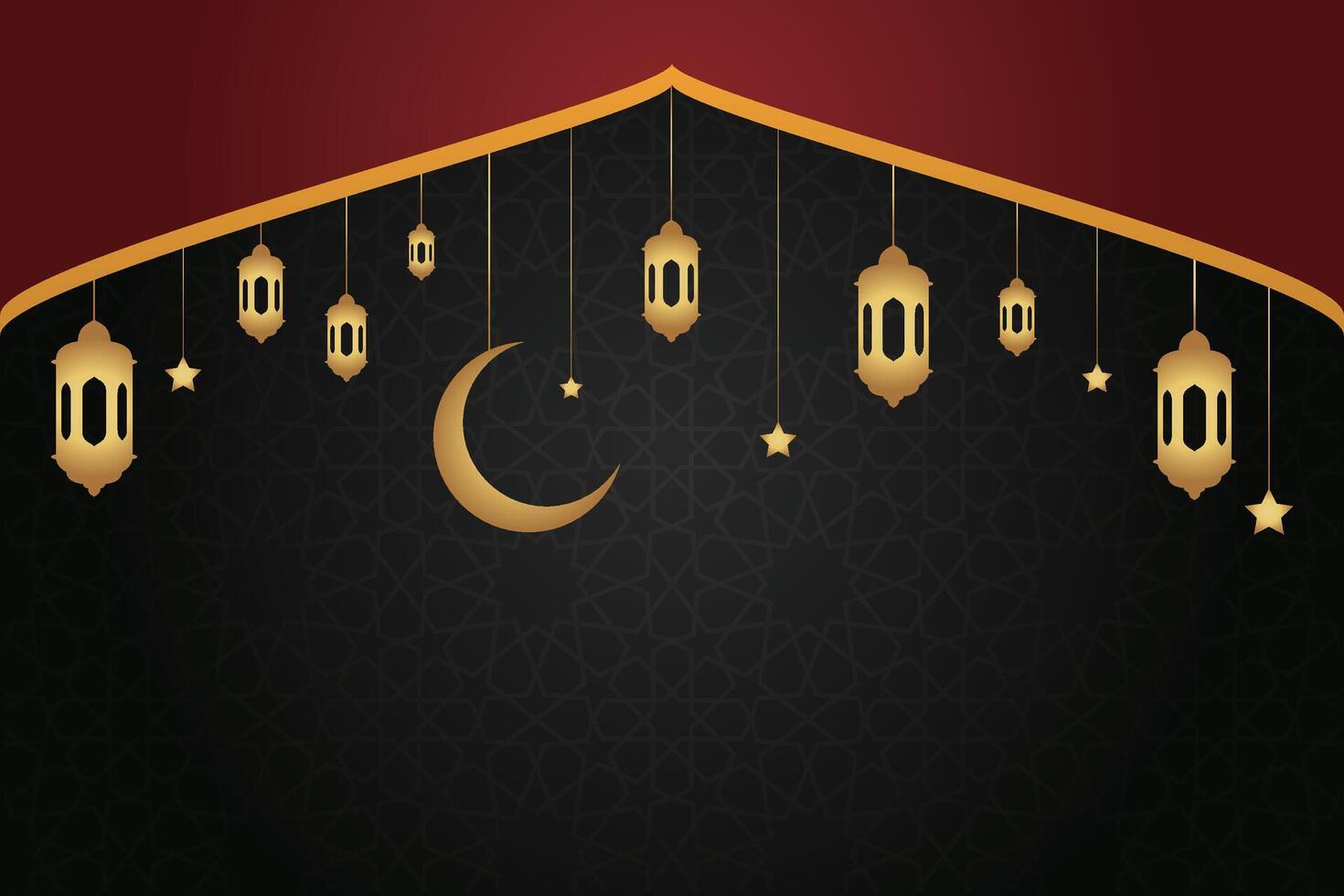 vector elegant luxueus Ramadan, eid al fitr, Islamitisch achtergrond decoratief groet kaart