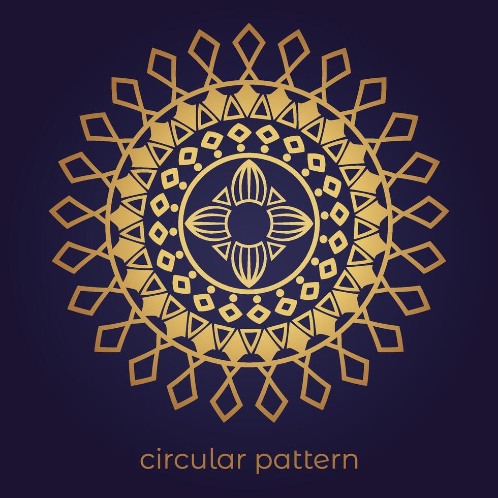 mandala achtergrond met een circulaire ontwerp vector