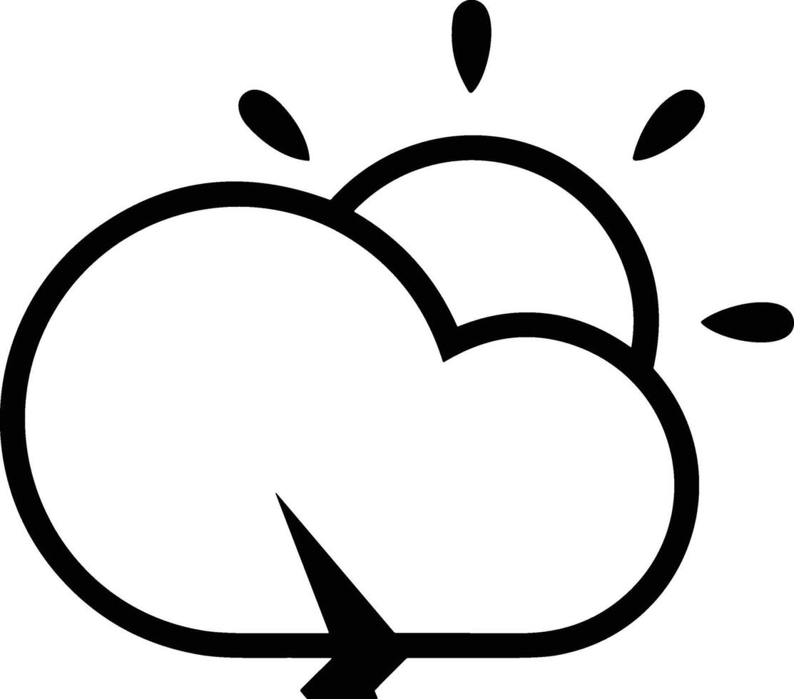 wolk icoon symbool vector beeld