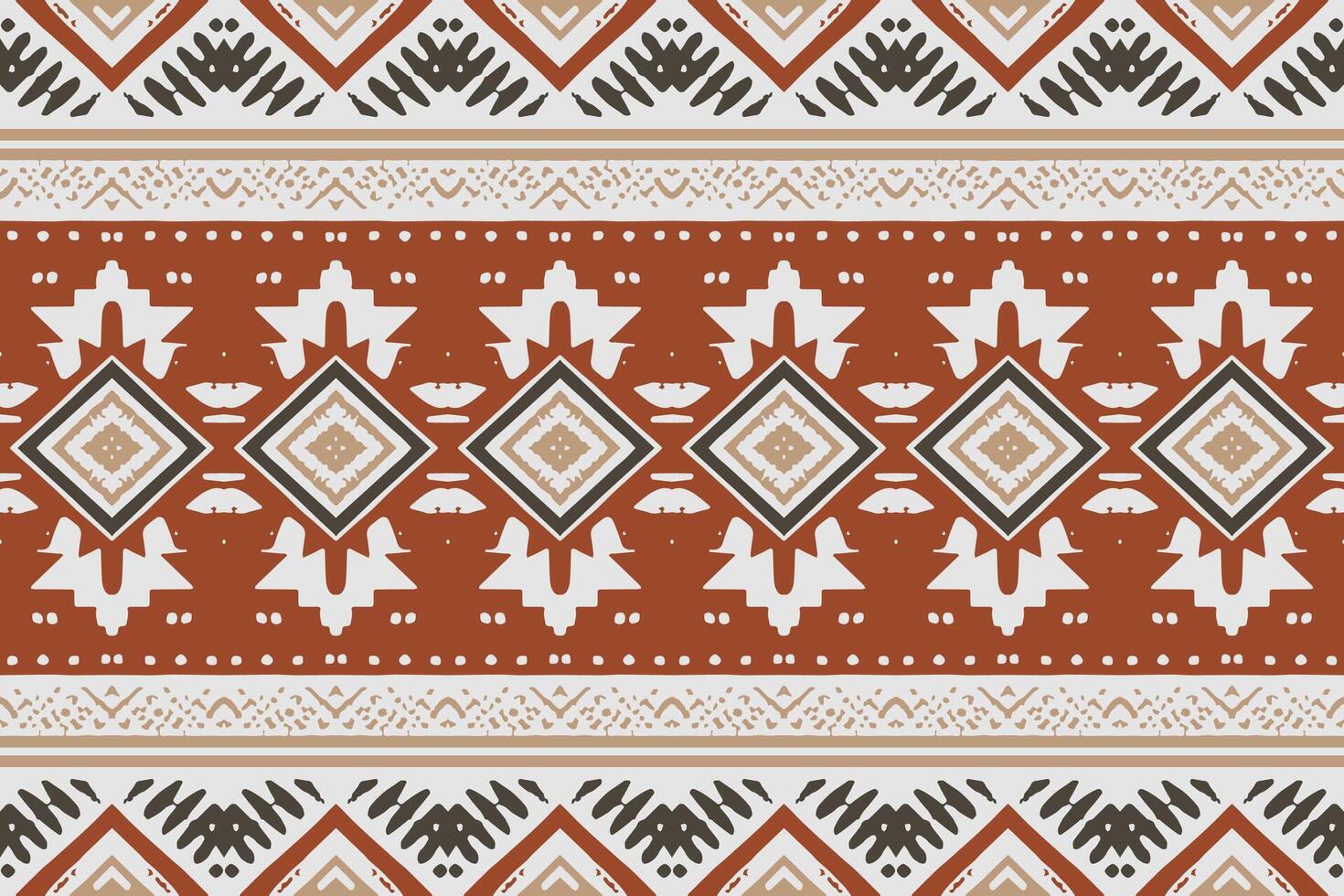 ikat meetkundig ornament met diamanten. ikkat. naadloos patroon. aztec stijl. tribal etnisch vector textuur. volk borduurwerk, Indisch, scandinavisch, zigeuner, Mexicaans, Afrikaanse tapijt, behang.