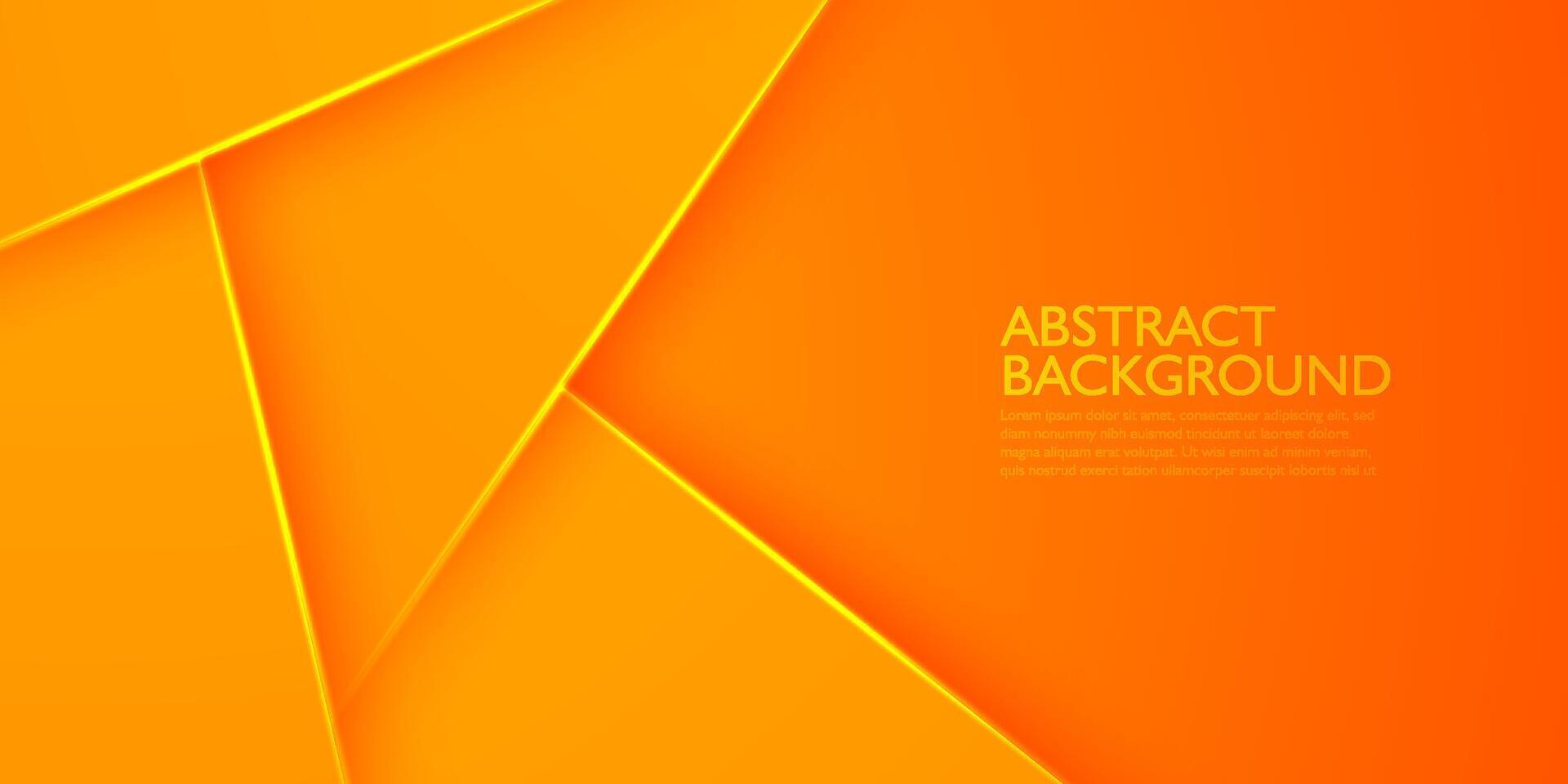 abstract oranje plein overlappen achtergrond voor kaart grafiek ontwerp. oranje achtergrond elementen. eps10 vector