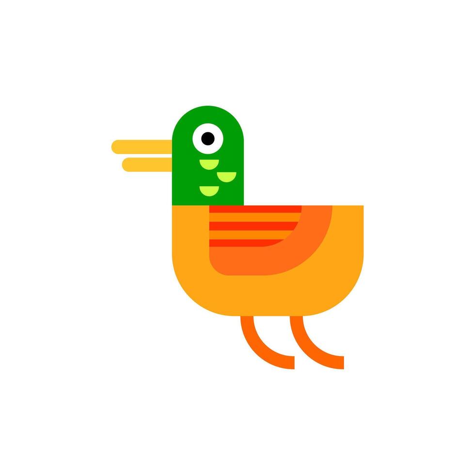illustratie vector grafisch vogel vlak illustratie voor logo, icoon, element, sjabloon, ontwerp, enz