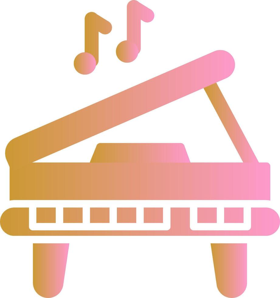 piano vector pictogram