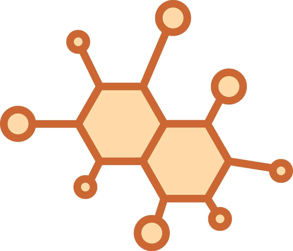 molecuul vector pictogram