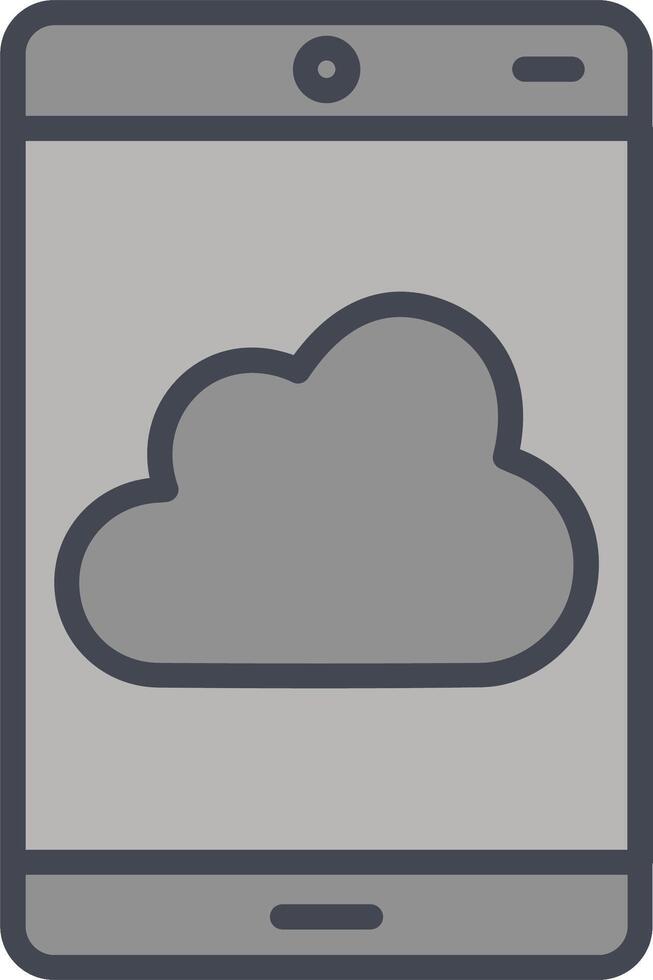 wolk vector pictogram