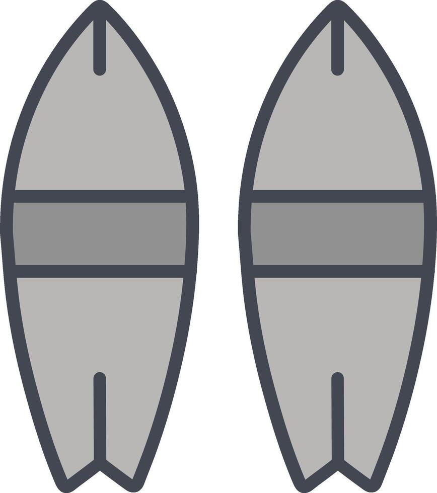 surfplank vector pictogram