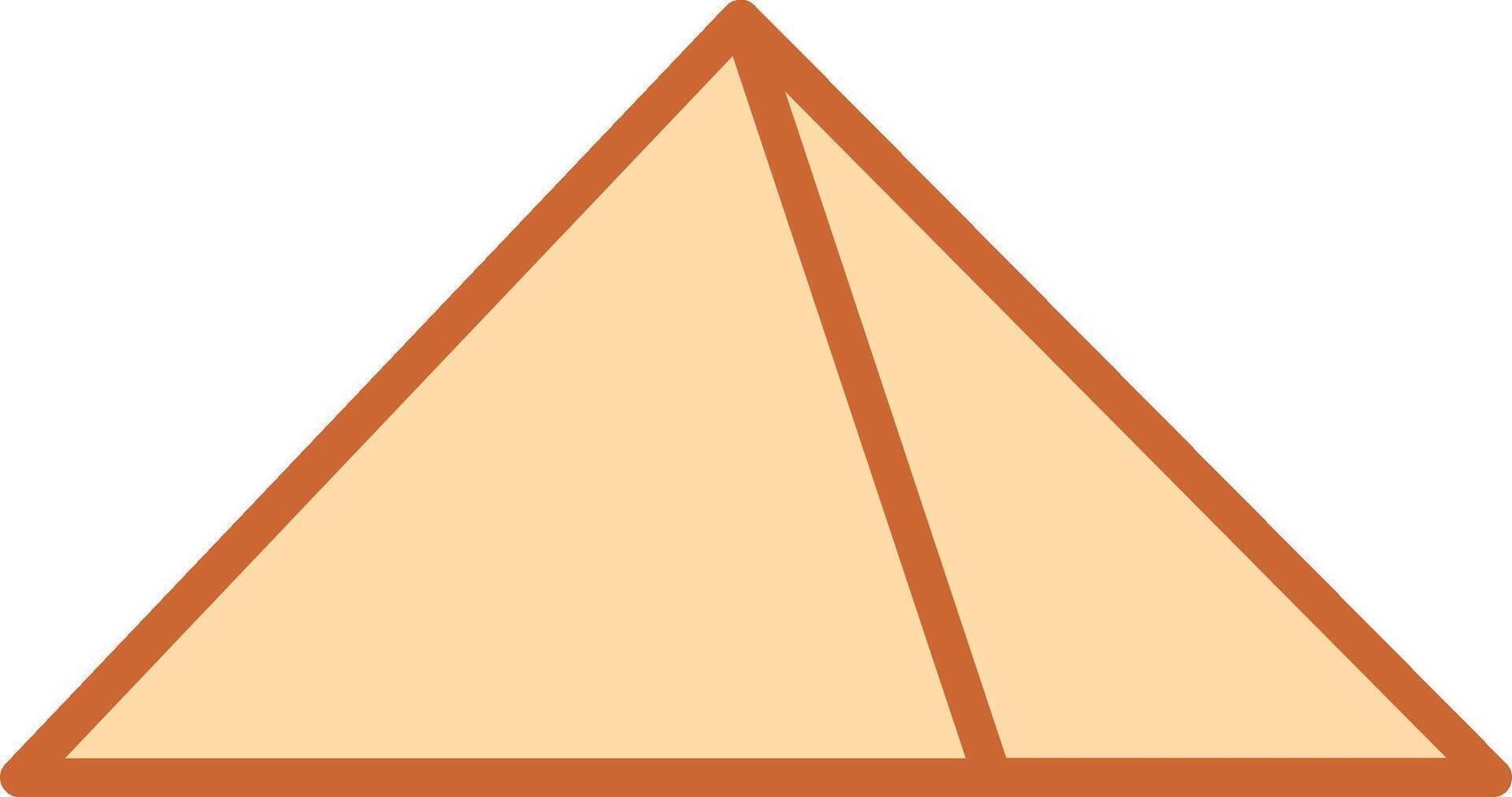 piramide vector icoon