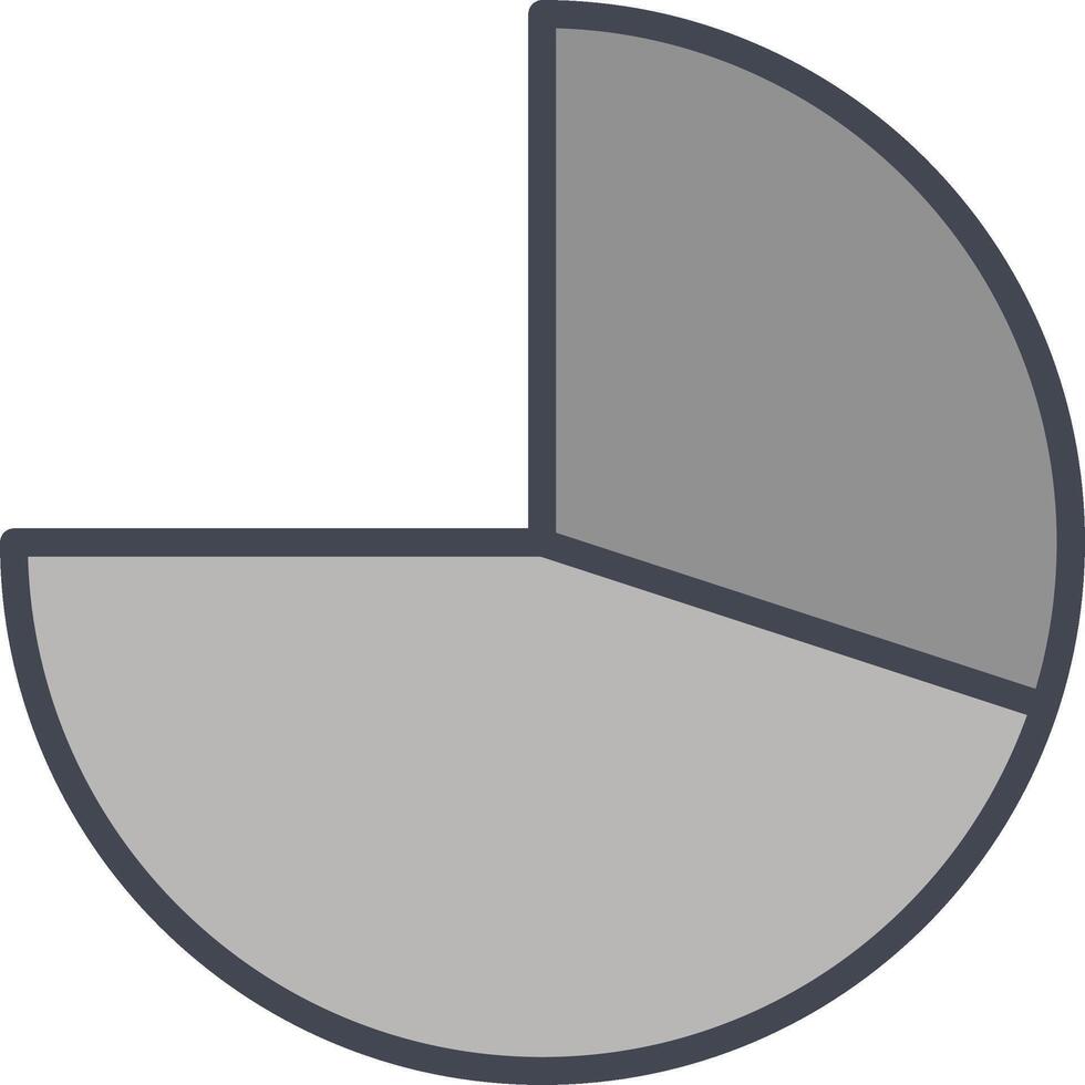 cirkeldiagram vector pictogram