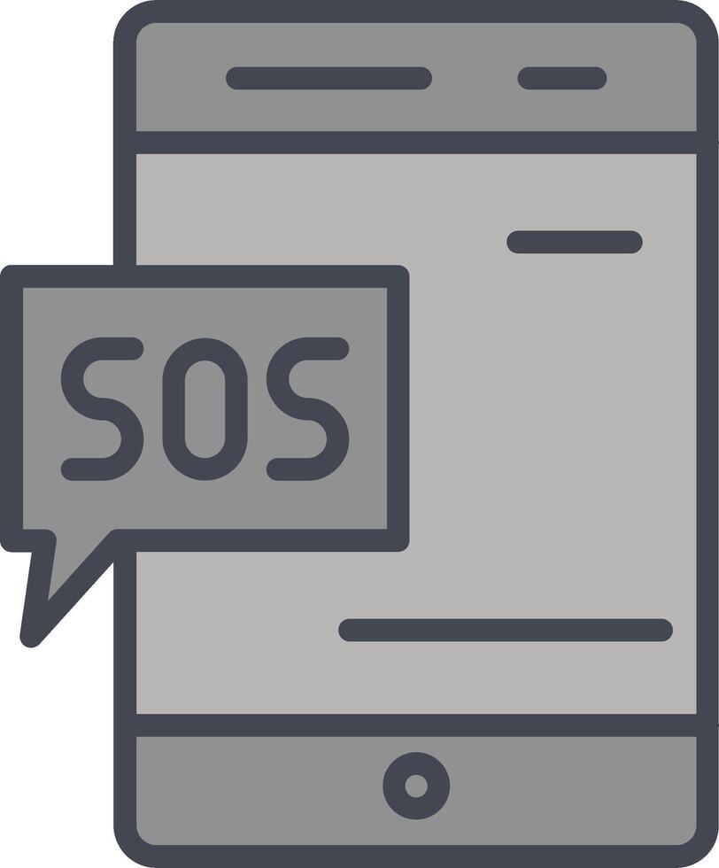 Sos vector icoon