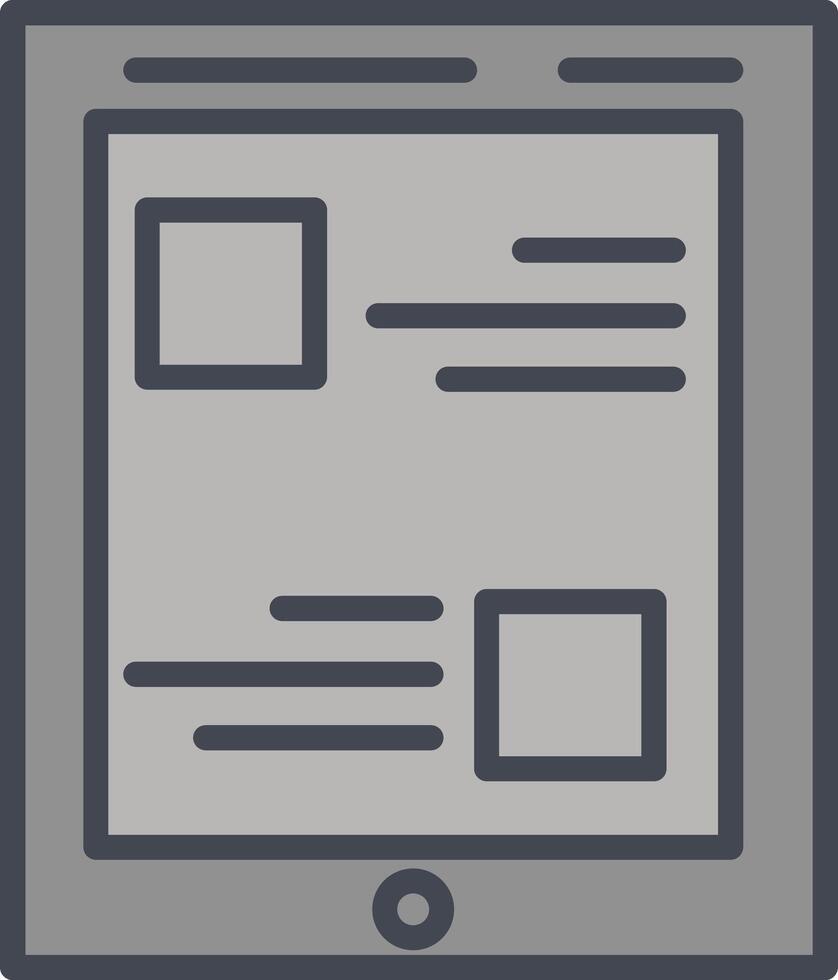 tablet vector pictogram