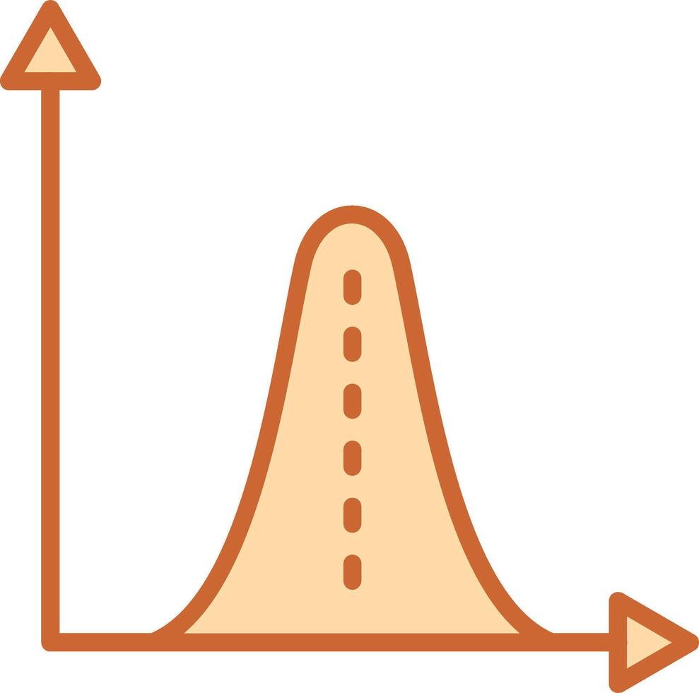 histogram vector icoon