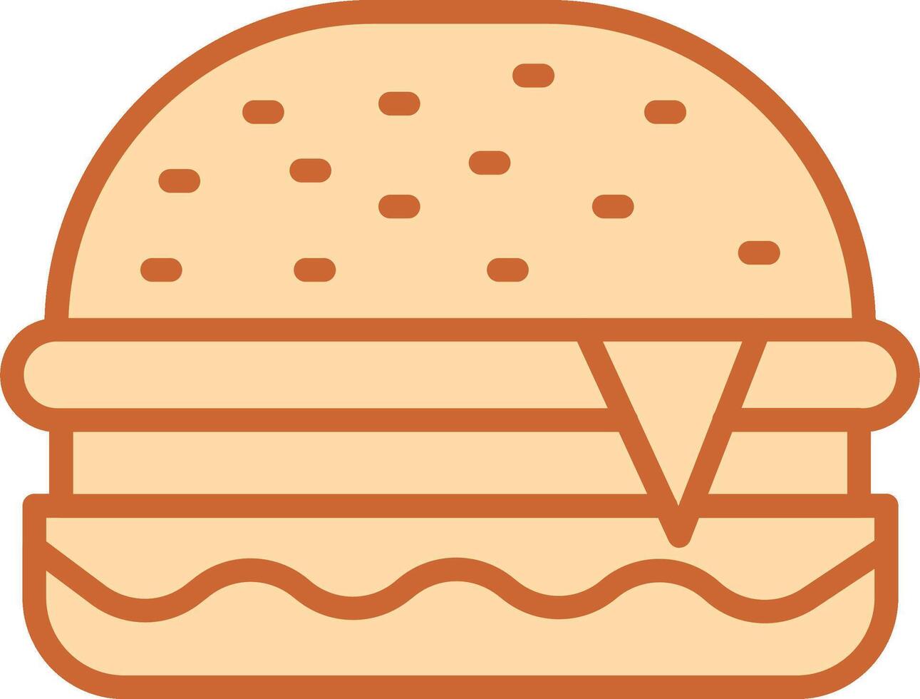 hamburger vector pictogram