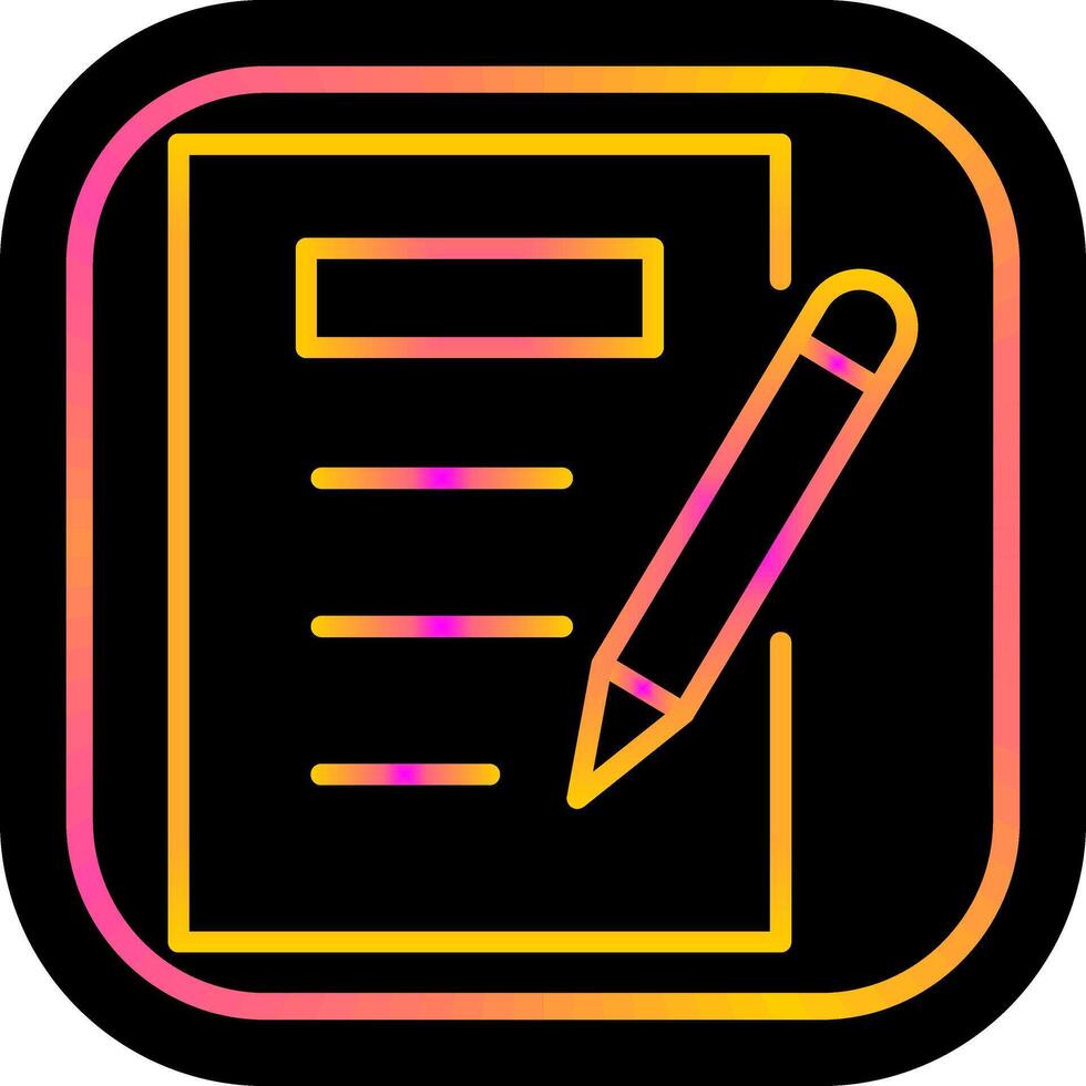 notities vector pictogram