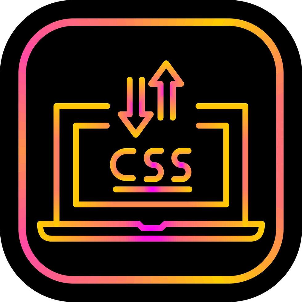 css laptop vector icoon