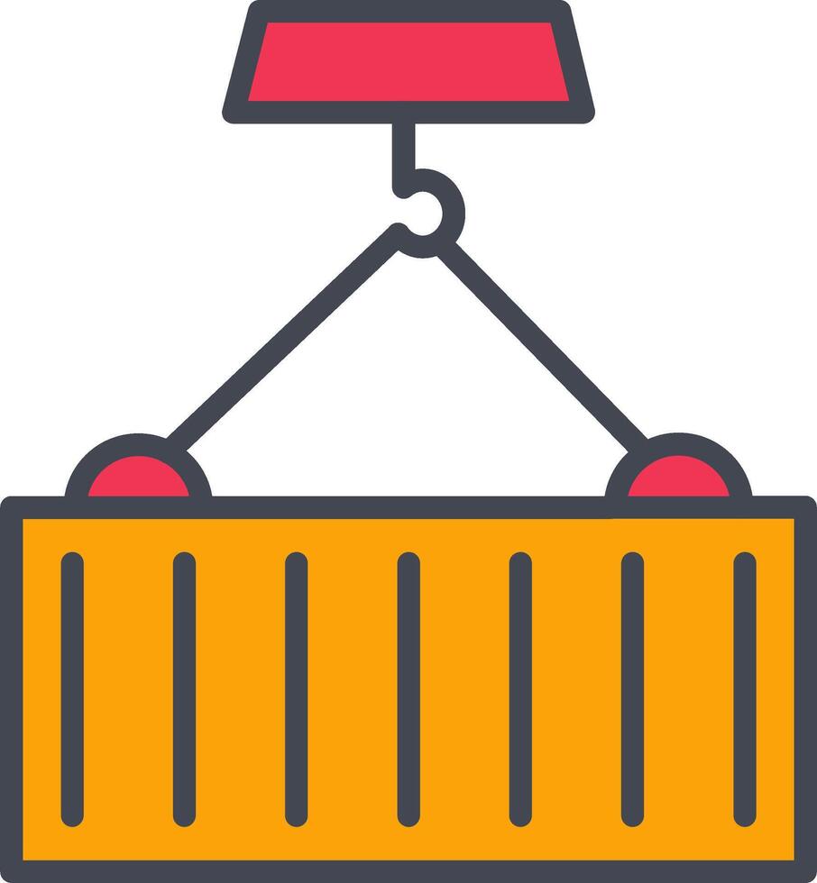 container vector pictogram