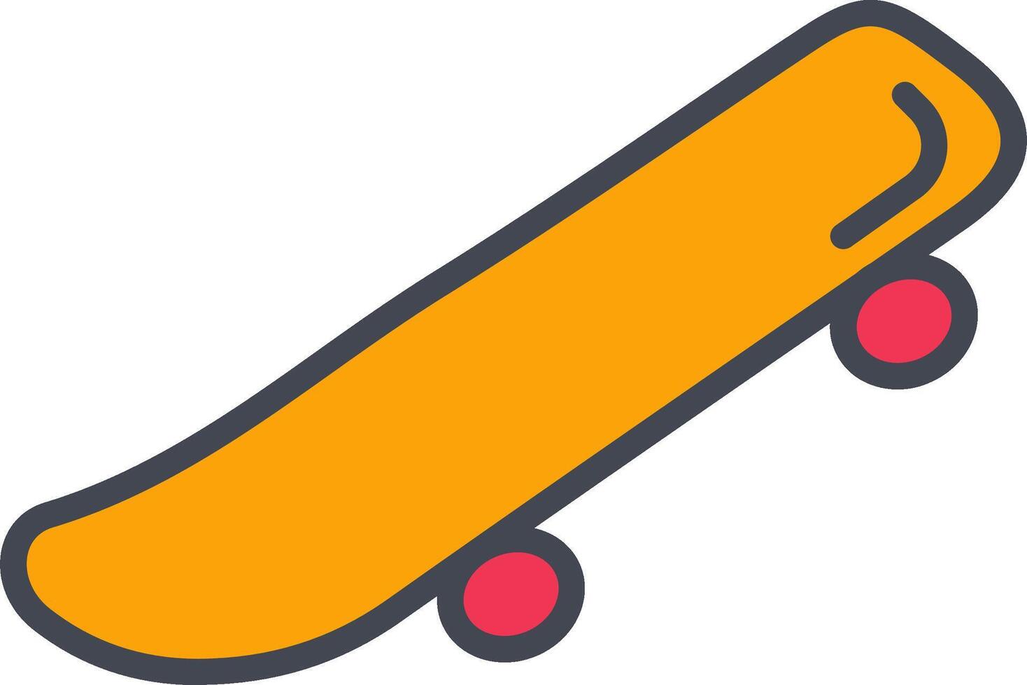 skateboard vector pictogram