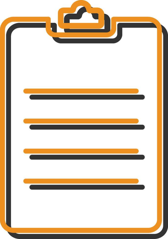 Klembord vector pictogram