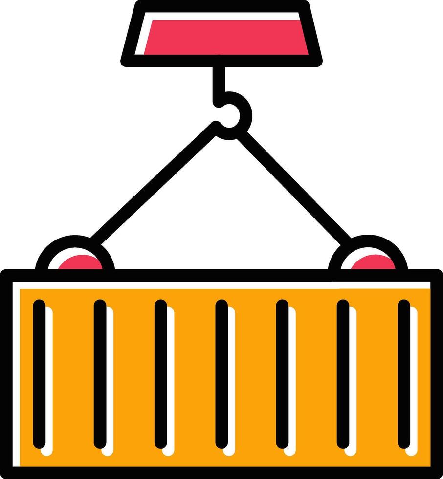 container vector pictogram