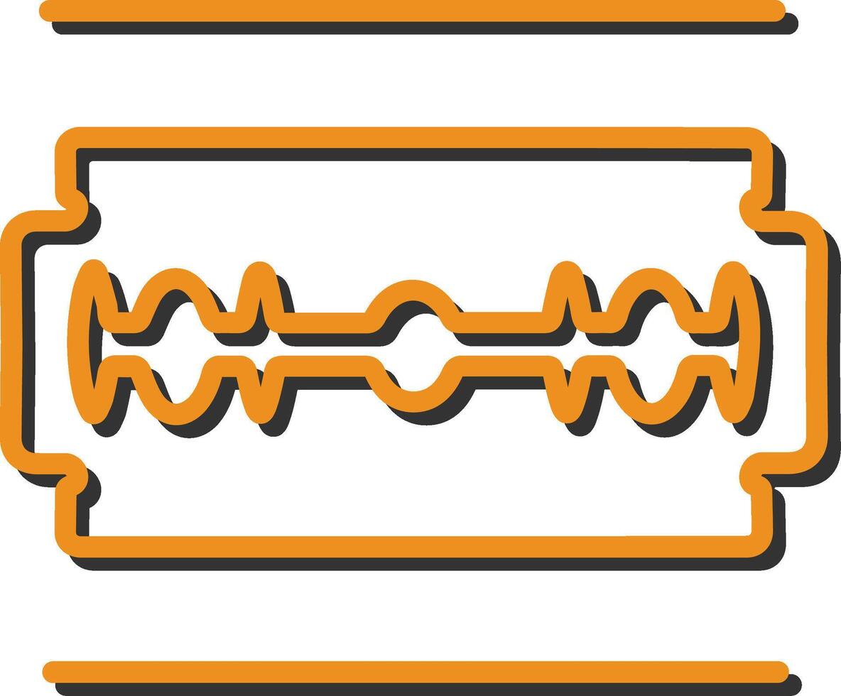 scheermes blad vector icoon