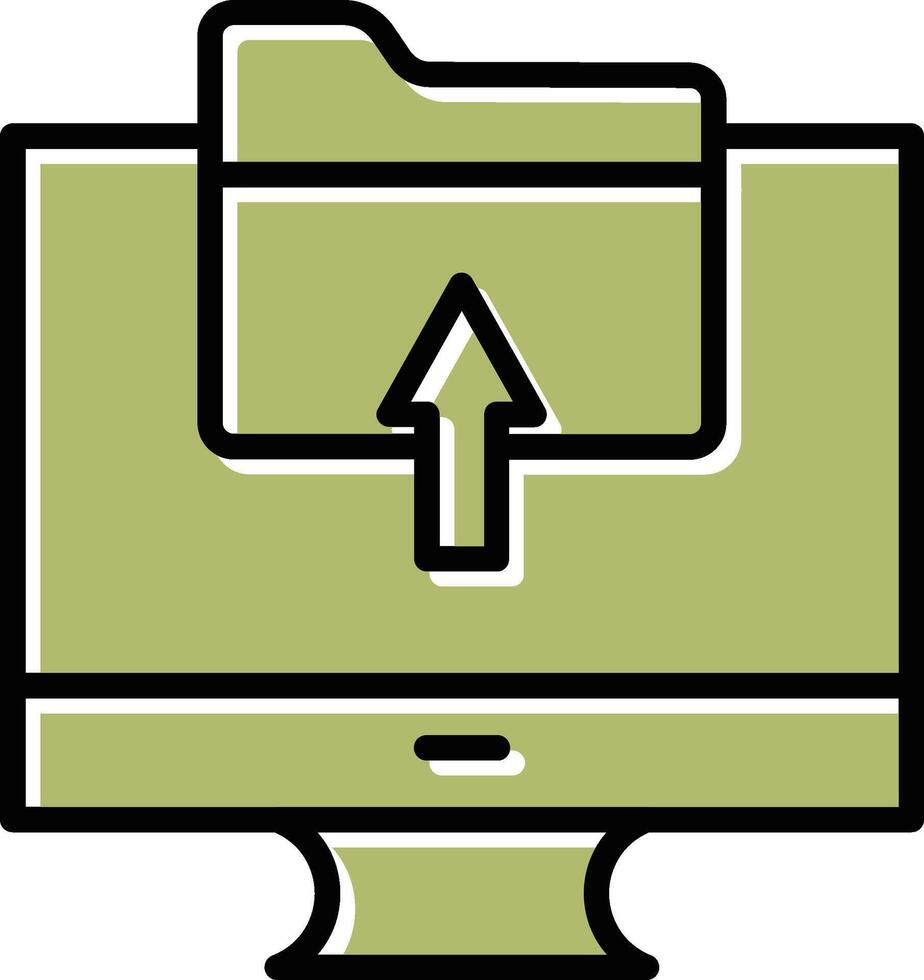 upload vector pictogram