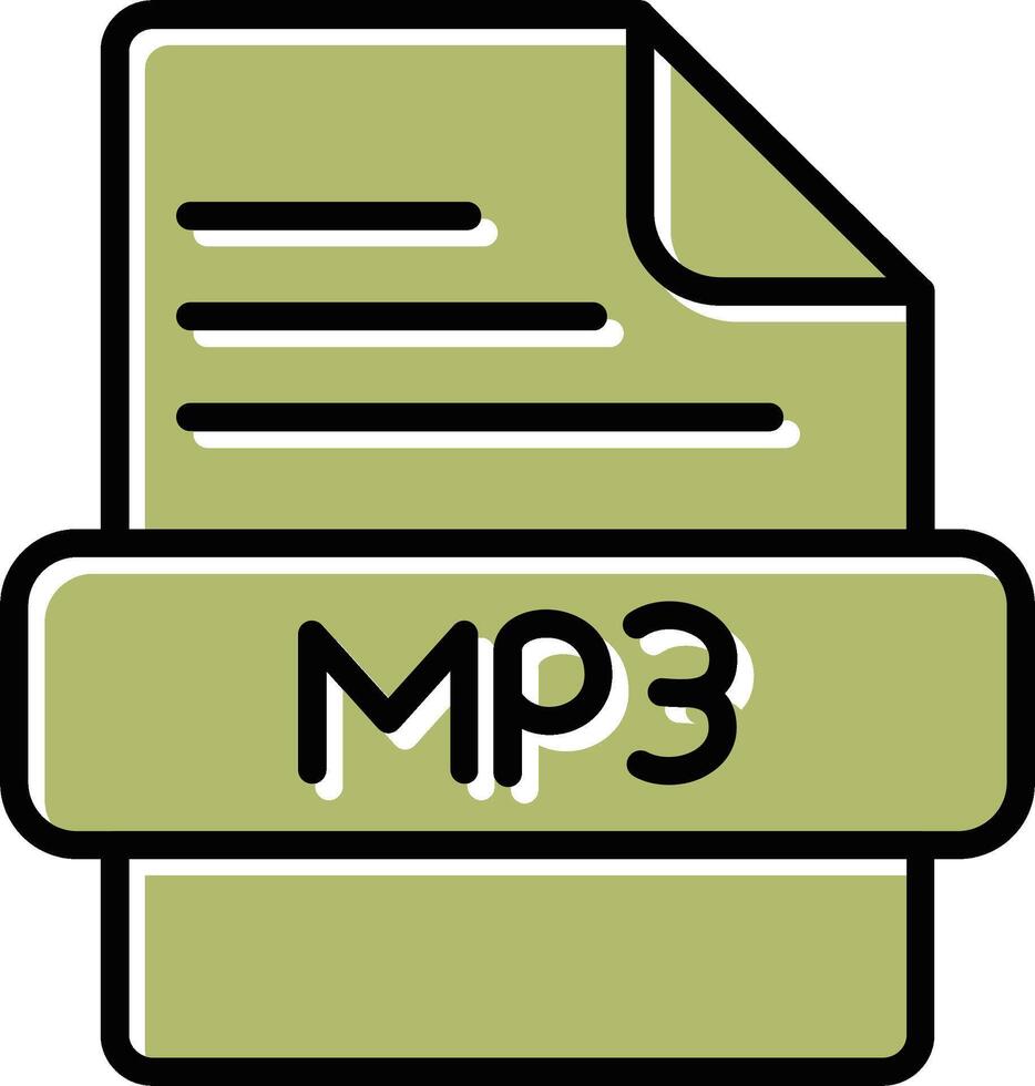 mp3 vector icoon