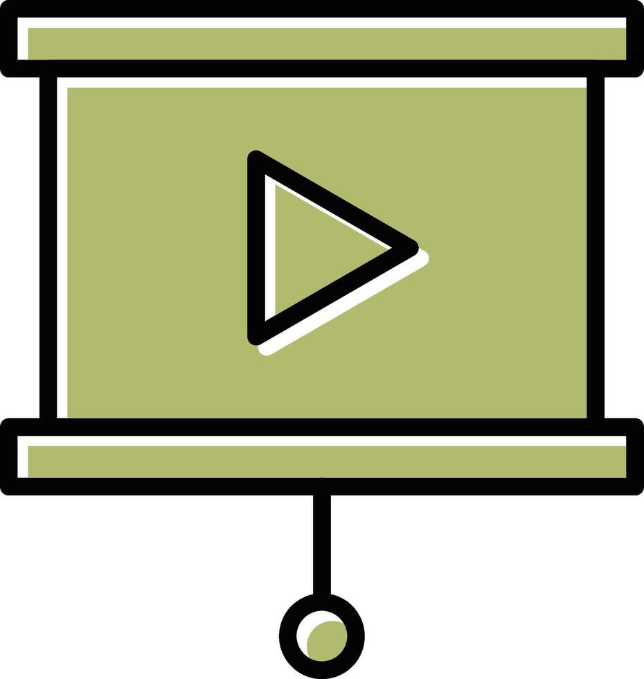 diavoorstelling vector pictogram