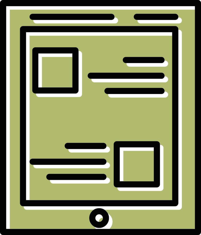 tablet vector pictogram