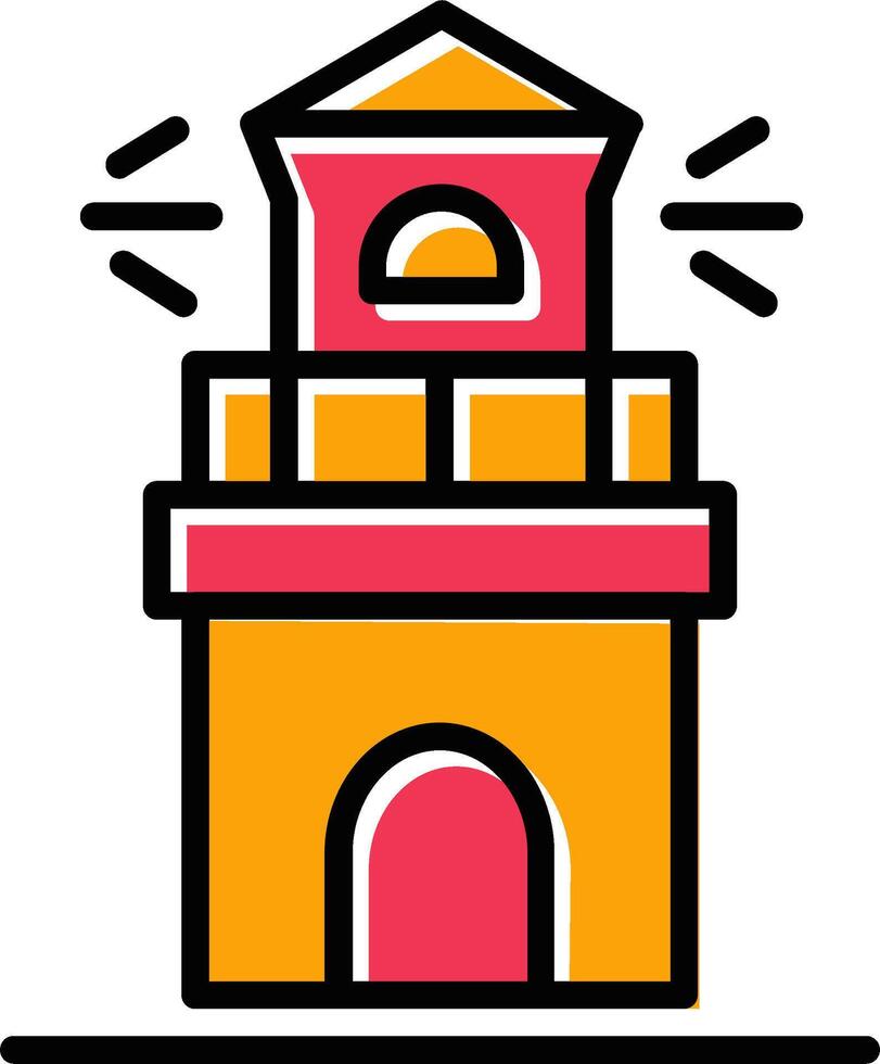 vuurtoren vector icon