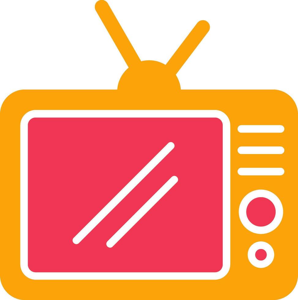 TV reeks vector icoon