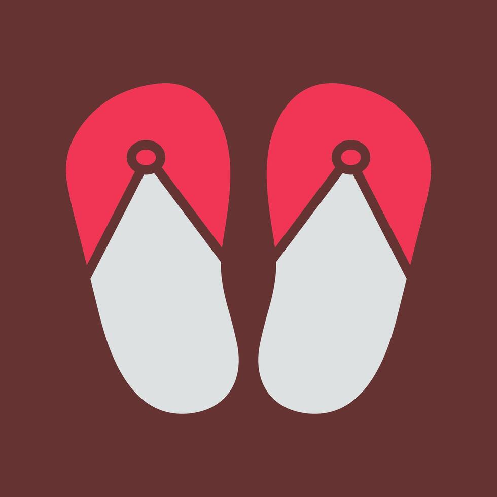 slippers vector icoon