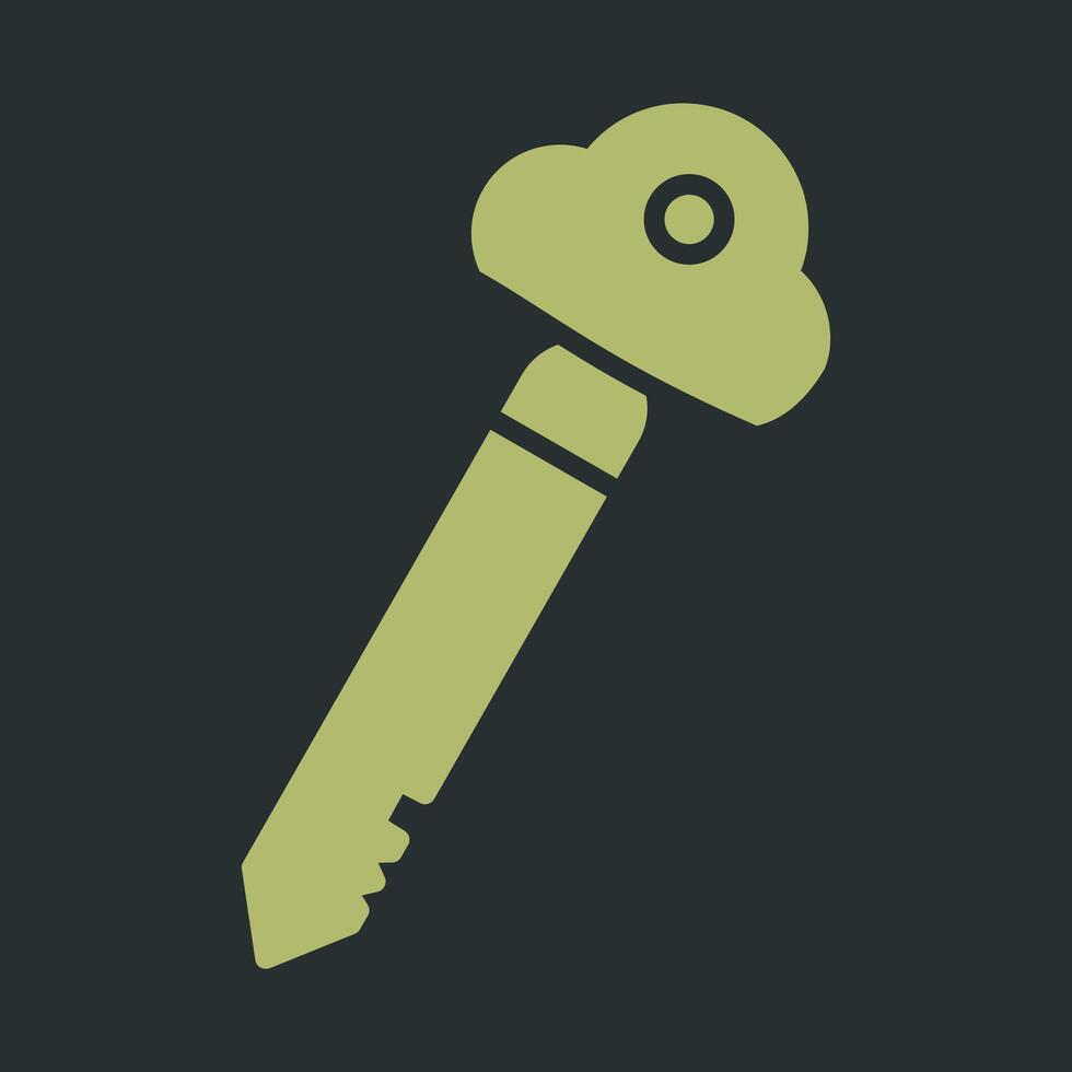 sleutel ii vector icoon