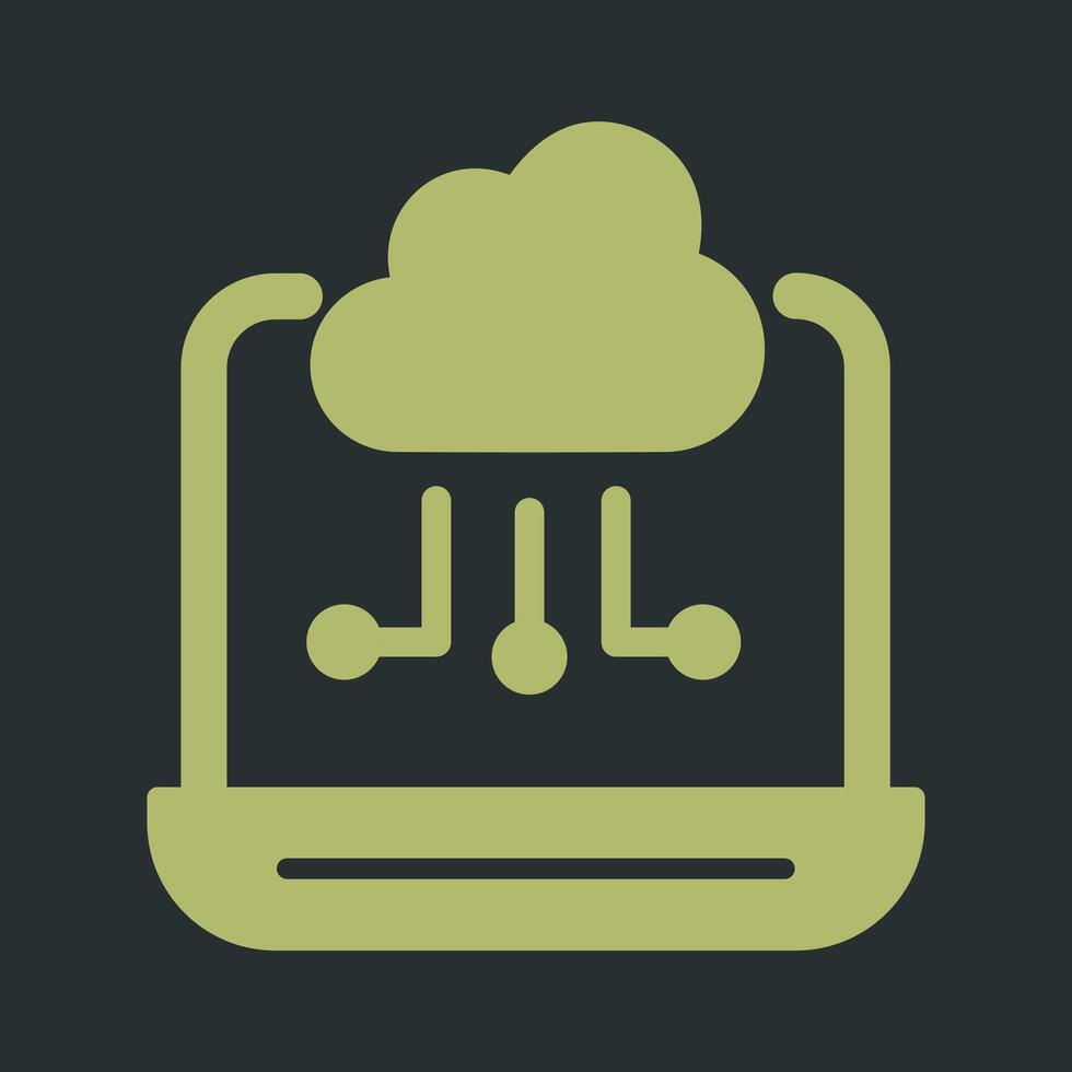 cloud computing vector icon