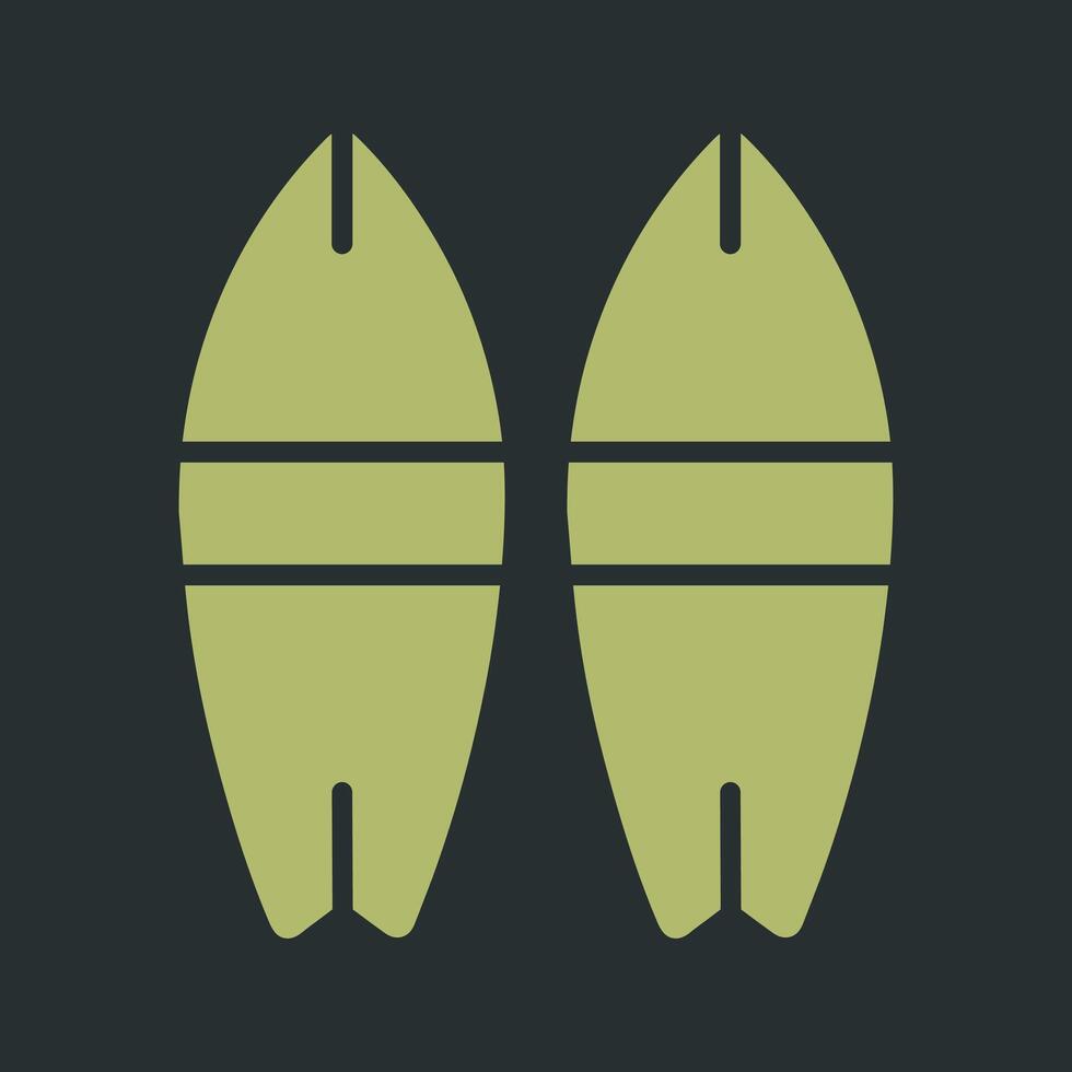 surfplank vector pictogram