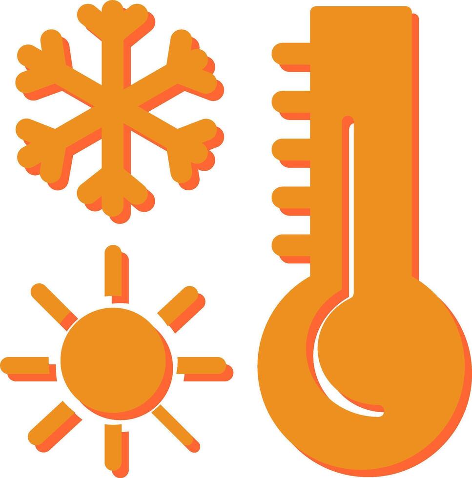 thermometer vector pictogram