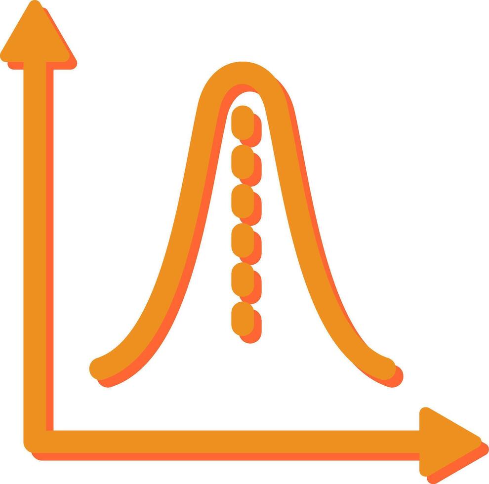 histogram vector icoon