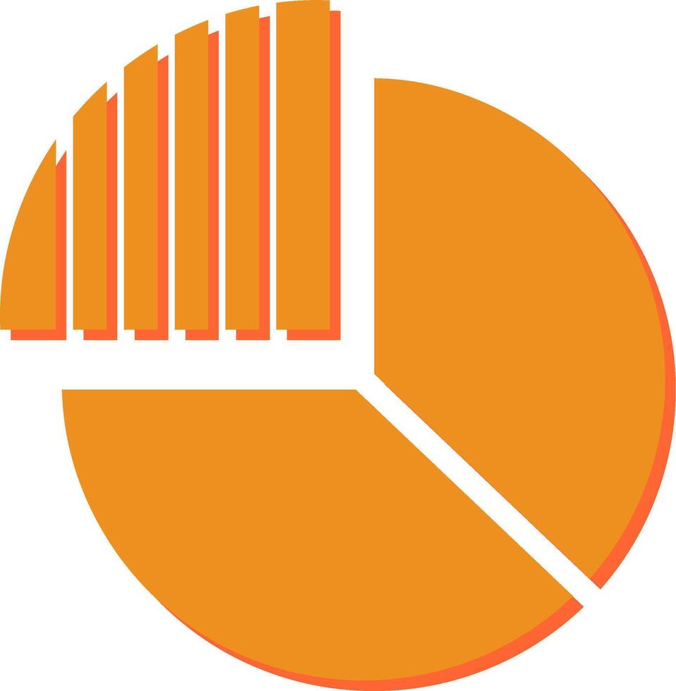 cirkeldiagram vector pictogram