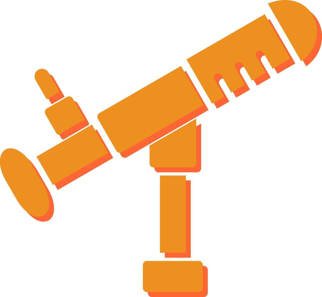 telescoop vector pictogram