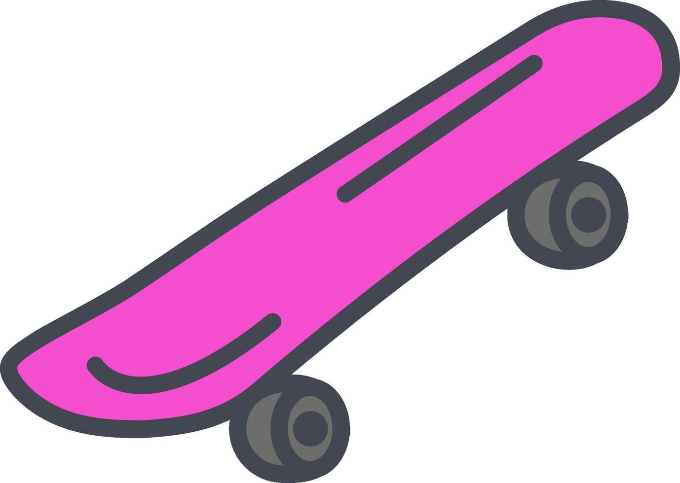 skateboard vector pictogram