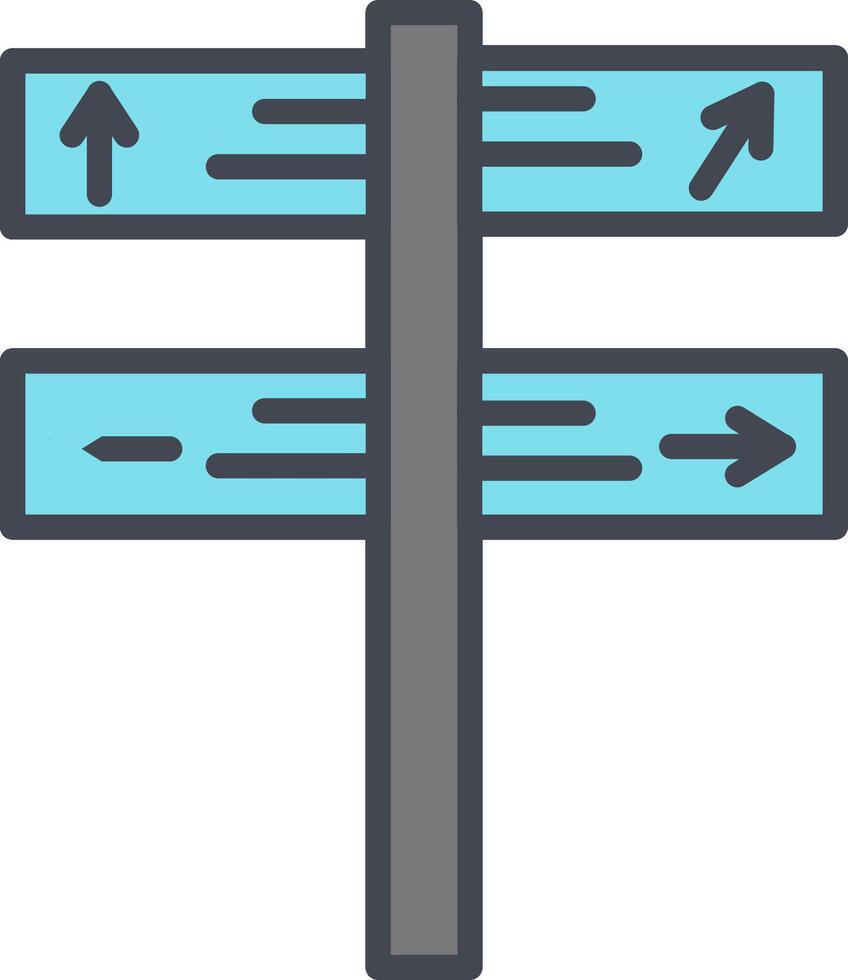 richting vector pictogram