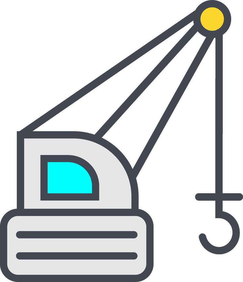 kraan vector pictogram